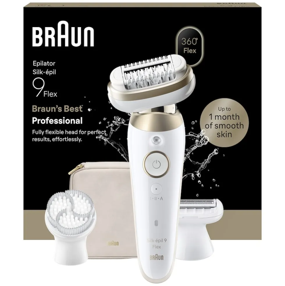 Braun Epilatore Ricaricabile Testina Flessibile