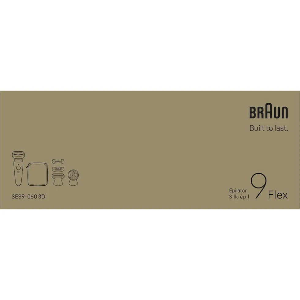 Braun Epilatore Ricaricabile Testina Flessibile