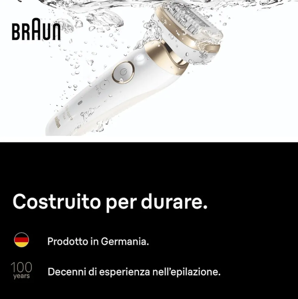 Braun Epilatore Ricaricabile Testina Flessibile