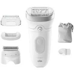 Braun Epilatore Ric 40Pinz 5Acc Wet&Dry Luce Smart