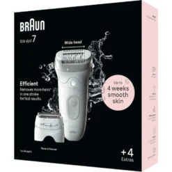 Braun Epilatore Ric 40Pinz 5Acc Wet&Dry Luce Smart