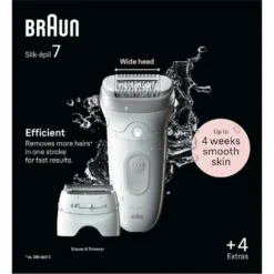 Braun Epilatore Ric 40Pinz 5Acc Wet&Dry Luce Smart
