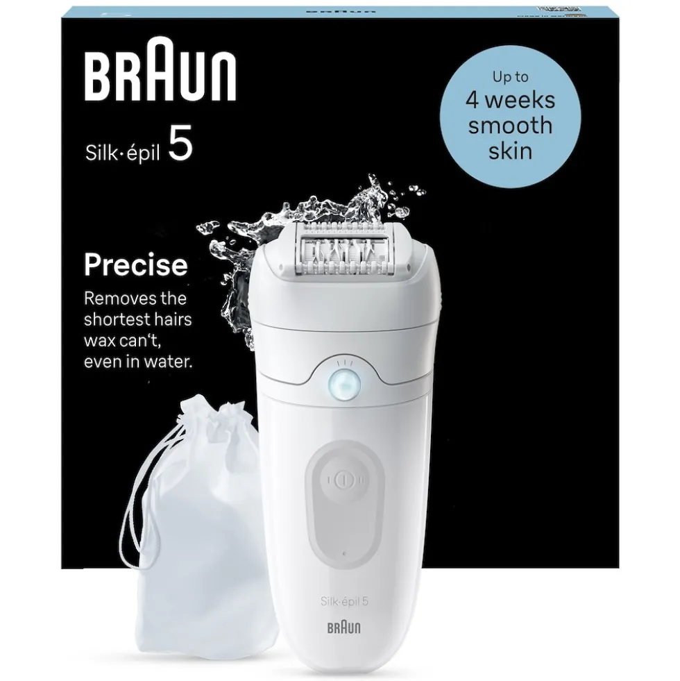 Braun Epilatore Ric 28Pinz 4Acc Wet&Dry Luce Smart
