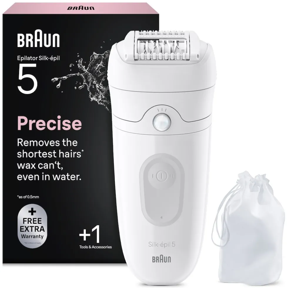 Braun Epilatore Ric 28Pinz 4Acc Wet&Dry Luce Smart