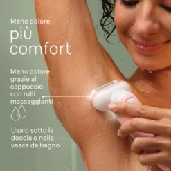 Braun Epilatore Ric 40Pinz 3Acc Wet&Dry 2 Vel