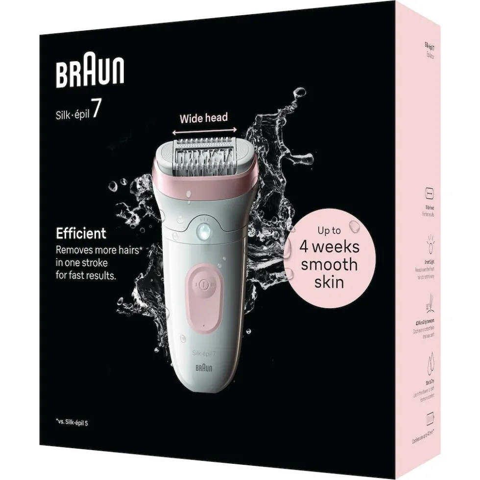 Braun Epilatore Ric 40Pinz 2Acc Wet&Dry Lucesmart