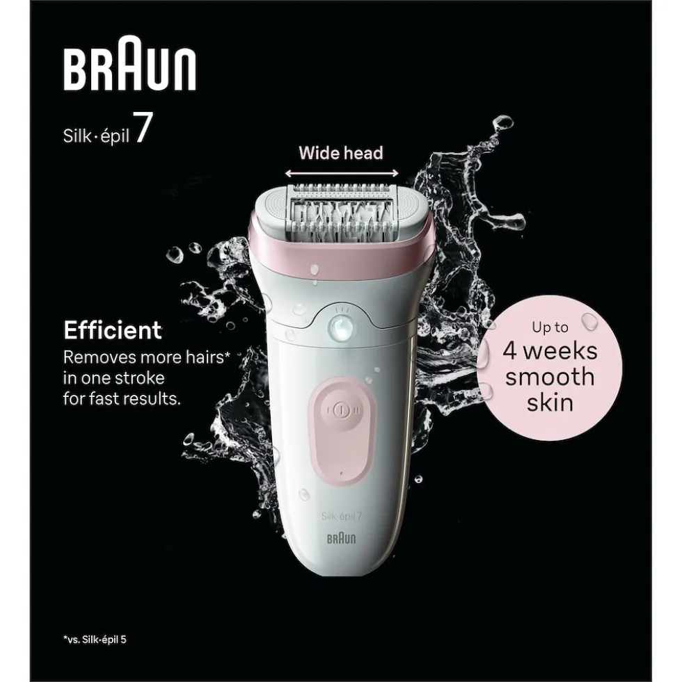 Braun Epilatore Ric 40Pinz 2Acc Wet&Dry Lucesmart