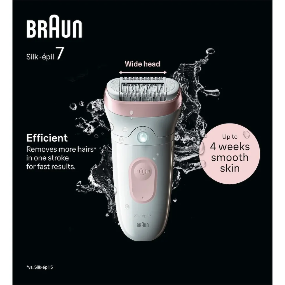 Braun Epilatore Ric 40Pinz 2Acc Wet&Dry Lucesmart