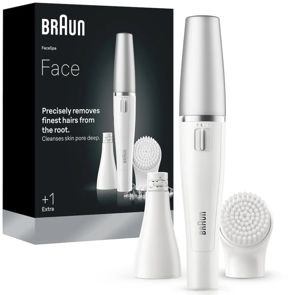 Braun Epilatore Viso Donna Con Spazzola Di Pulizia