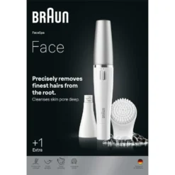 Braun Epilatore Viso Donna Con Spazzola Di Pulizia