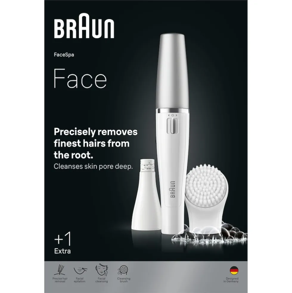 Braun Epilatore Viso Donna Con Spazzola Di Pulizia