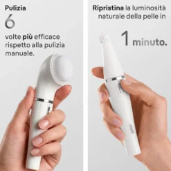 Braun Epilatore Viso Donna Con Spazzola Di Pulizia