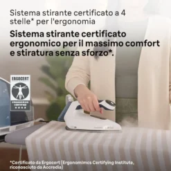 Braun Sist. Stirante Caldaia Caricac. 2400W 7Bar 140Gr Serbatoio 2L Nero
