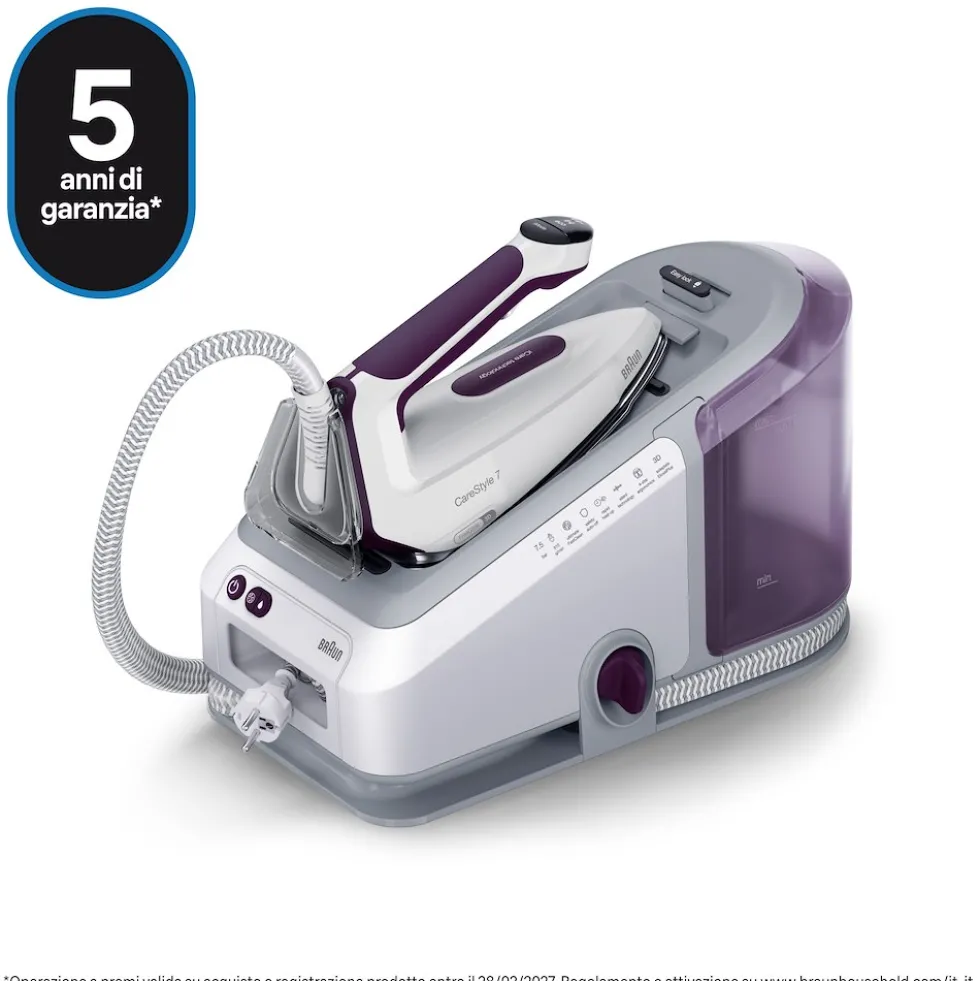 Braun Sist.stirante 2700W 7,5Bar 160Gr/550Gr Min 2L 3Modalita