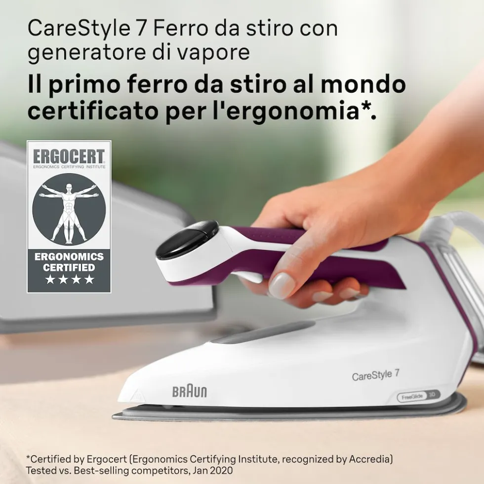 Braun Sist.stirante 2700W 7,5Bar 160Gr/550Gr Min 2L 3Modalita