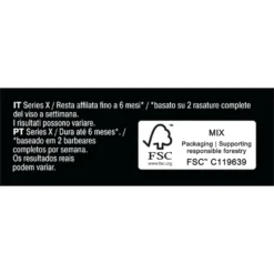 Braun xt20 lama di ricambio 4d per regolabarba