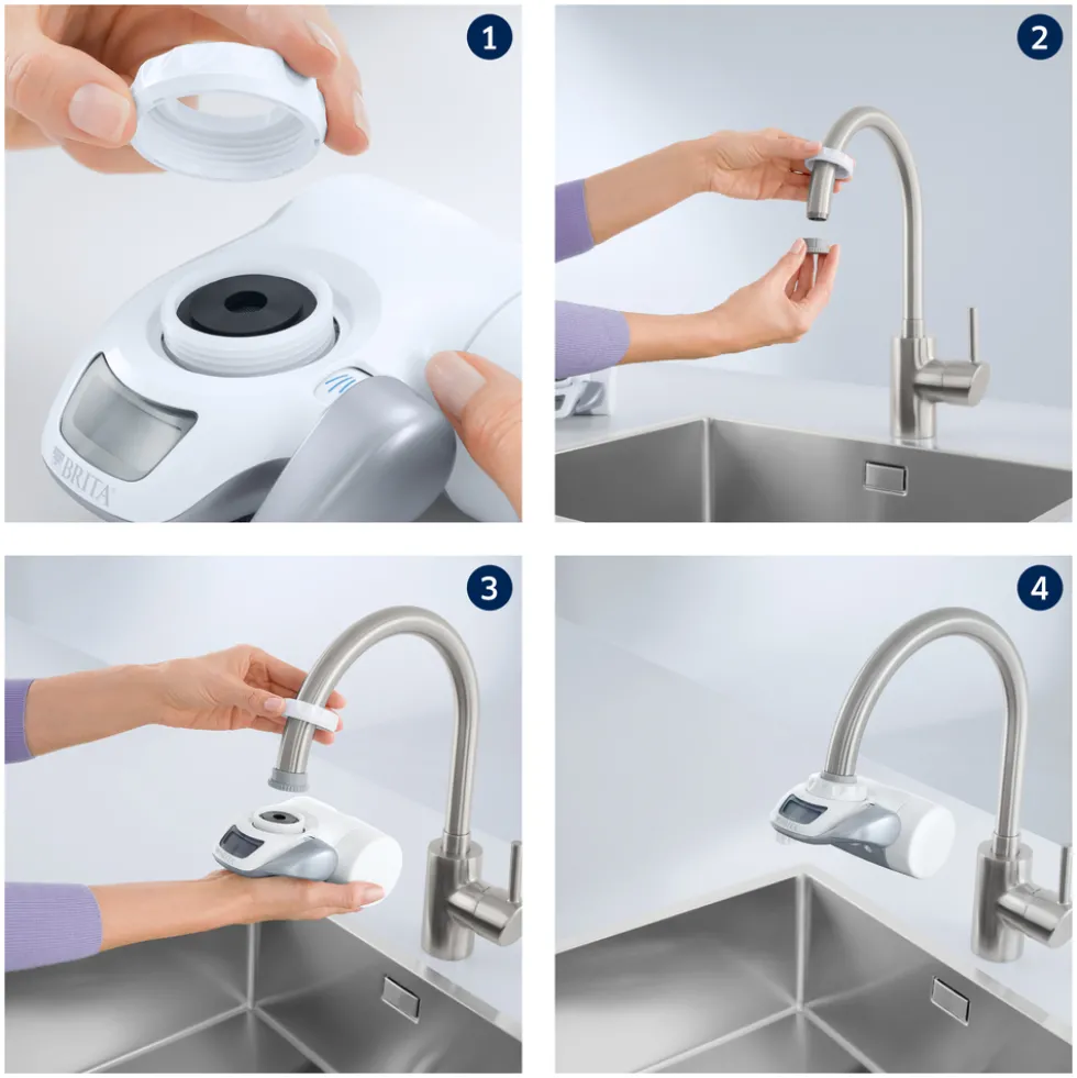Brita Sistema Filtrante C/Display Pesticidi,Erbicidi E Met. Pesanti