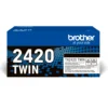 BROTHER TONER ORIGINALE TN-2420TWIN 3K NERO CONFEZIONE 2 PEZZI