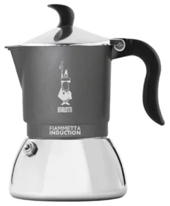 Caffettiera Bialetti 0007148 FIAMMETTA INDUCTION Grigio e Cromo