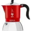 Caffettiera Bialetti 0007144 FIAMMETTA INDUCTION Rosso e Cromo