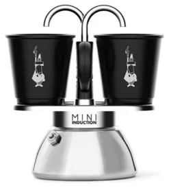 Caffettiera Bialetti 0007310 MINI EXPRESS INDUCTION Cromo e Nero