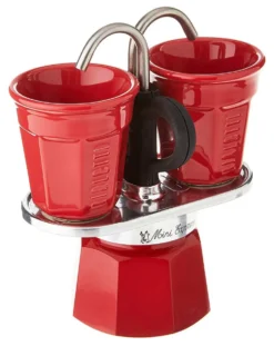 Caffettiera Bialetti 0007303 MINI EXPRESS con tazzine ceramica inclus