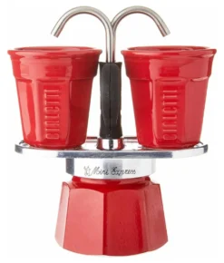 Caffettiera Bialetti 0007303 MINI EXPRESS con tazzine ceramica inclus
