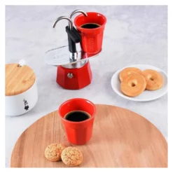 Caffettiera Bialetti 0007303 MINI EXPRESS con tazzine ceramica inclus