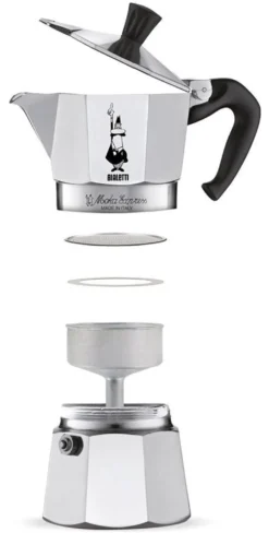 Caffettiera Bialetti 0001161 MOKA EXPRESS Restyling Cromo satinato