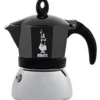 Caffettiera Bialetti 0006934 MOKA INDUCTION Cromo e Nero