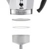Caffettiera Bialetti 0001166 X2 MOKA EXPRESS Restyling Cromo satinato