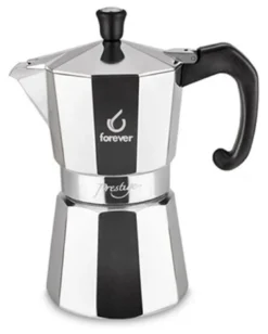 Caffettiera Forever 120112 MISS MOKA PRESTIGE Silver