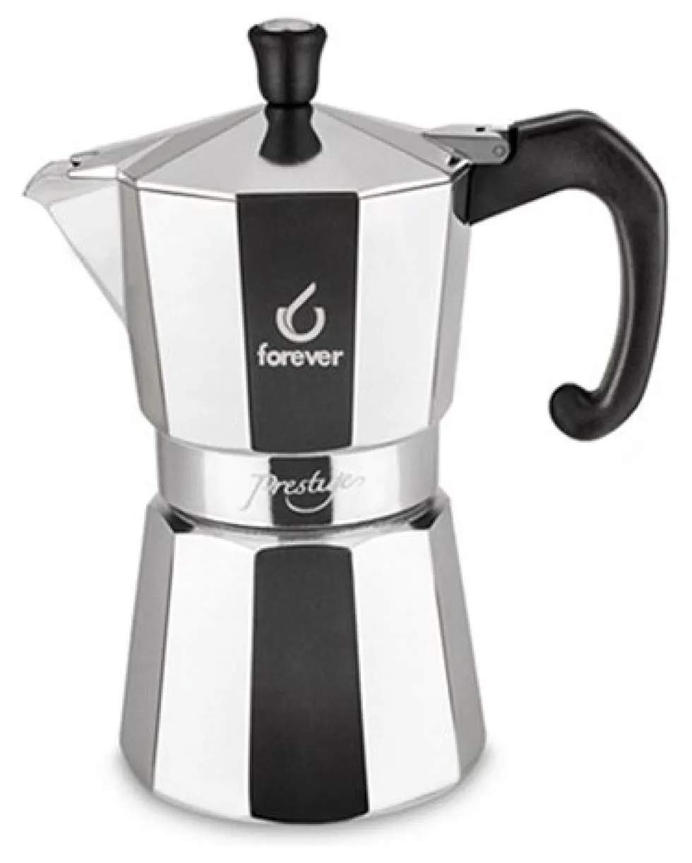 Caffettiera Forever 120112 MISS MOKA PRESTIGE Silver