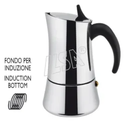 Caffettiera Ilsa 00880090ICC ELLY INDUCTION Cromo lucido