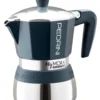 Caffettiera Pedrini 02CF163 MYMOKA INDUCTION Velvet Blue e Cromo
