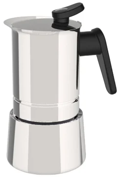 Caffettiera Pedrini 02CF039 STEEL MOKA INDUCTION Cromo lucido