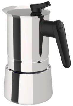 Caffettiera Pedrini 02CF039 STEEL MOKA INDUCTION Cromo lucido