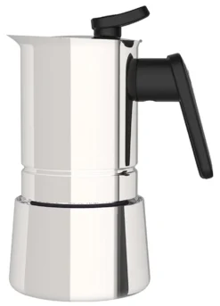 Caffettiera Pedrini 02CF038 STEEL MOKA INDUCTION Cromo lucido