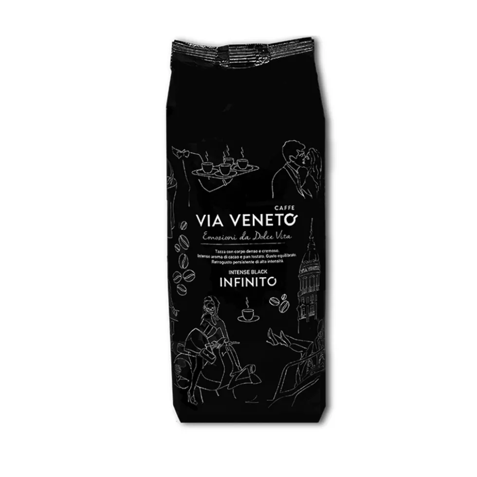 Caffè in grani Via Veneto miscela infinito 500 gr