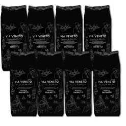 Caffè in grani Via Veneto miscela infinito 500 gr 8pezzi