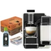 Caffitaly Quadra Macchina da caffè con montalatte con 96 capsule e kit pulizia - Bianca