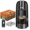 Caffitaly Volta Macchina da caffè con 96 capsule e kit pulizia - Nera