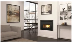Caminetto Extraflame 1290750 COMFORT P85 Plus 3 motori Black