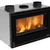 Caminetto Nordica 6016814 INSERTO 80 Crystal Evo 2.0 Ventilato Nero