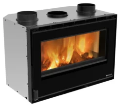 Caminetto Nordica 6016814 INSERTO 80 Crystal Evo 2.0 Ventilato Nero