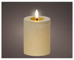 Candela led Kaemingk 489290 effetto fiamma Oro effetto cera