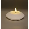Candela led Pre Qu' Italia D4019 effetto fiamma cera fusa Bianco