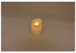 Candela led Pre Qu' Italia D4021 effetto fiamma cera fusa Ruggine