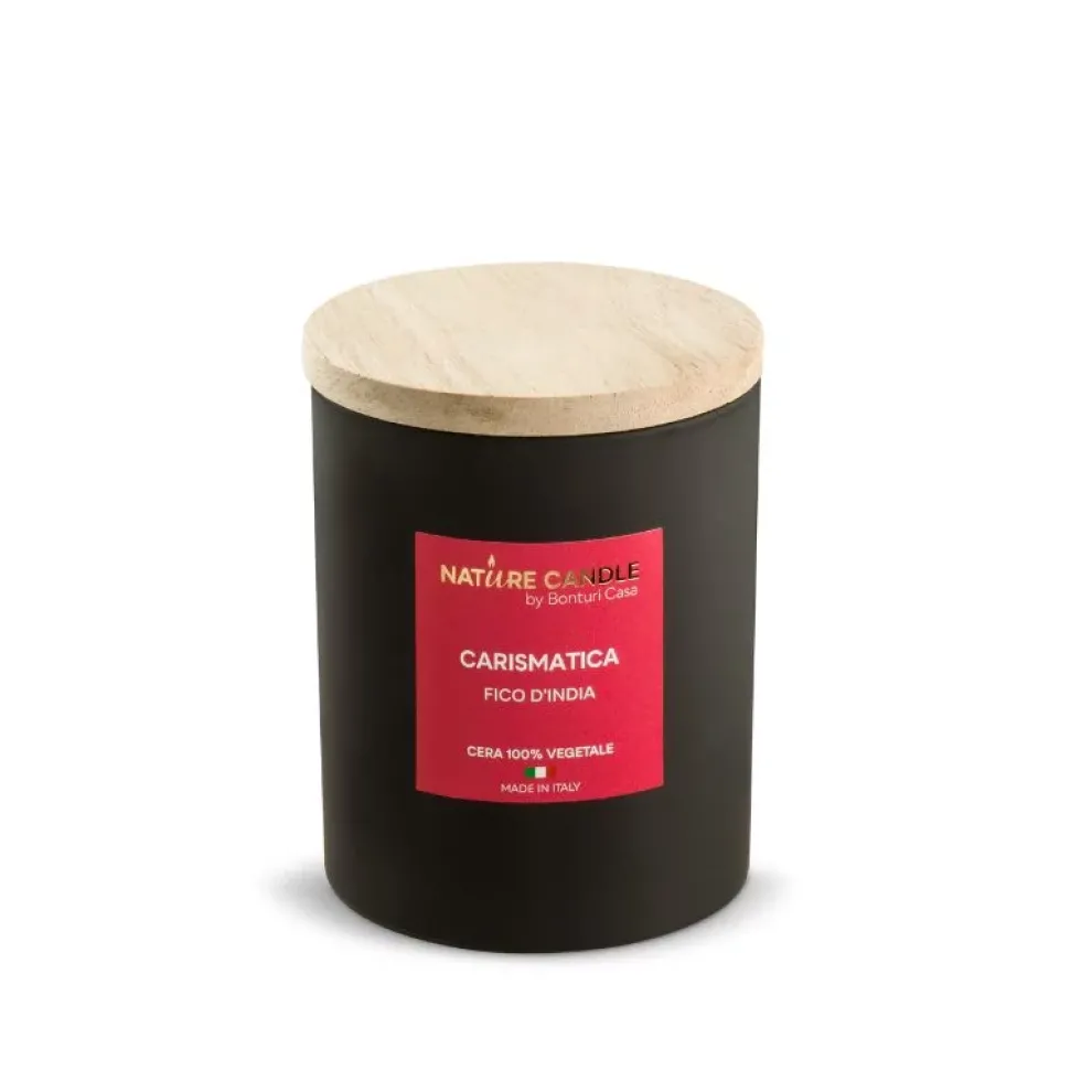 Candela profumata naturali Carismatica - Fico d'india 200 gr - collezione Leiè