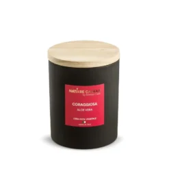 Candela profumata naturali Coraggiosa - Aloe vera 200 gr - collezione Leiè